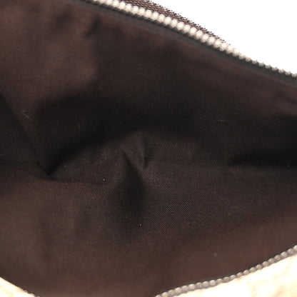 Gucci GG Monogram Double Pocket Belt Bag Dark Brown 7 of 12