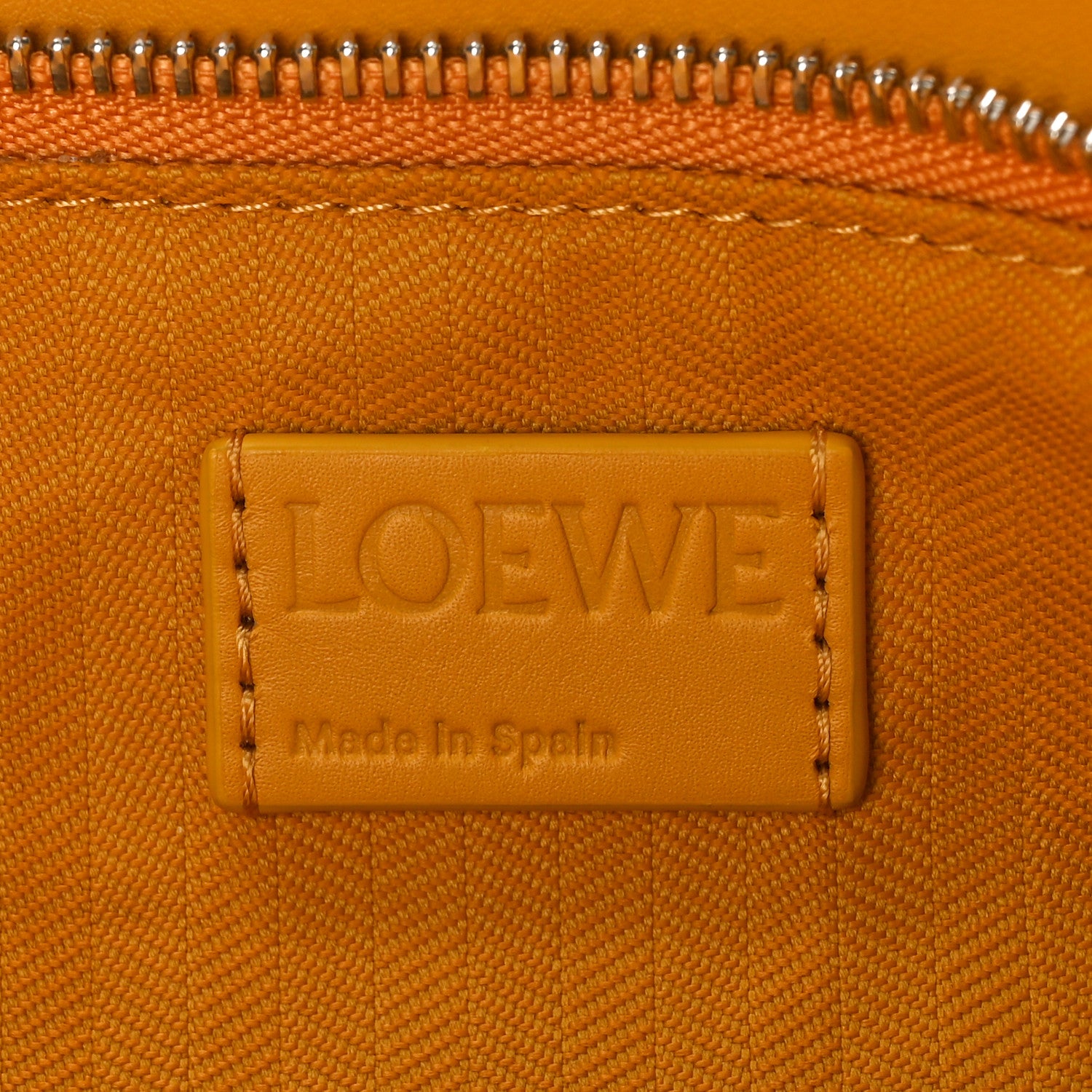 Loewe Satin Calfskin Small Puzzle Edge Bag Sunflower 6 of 8