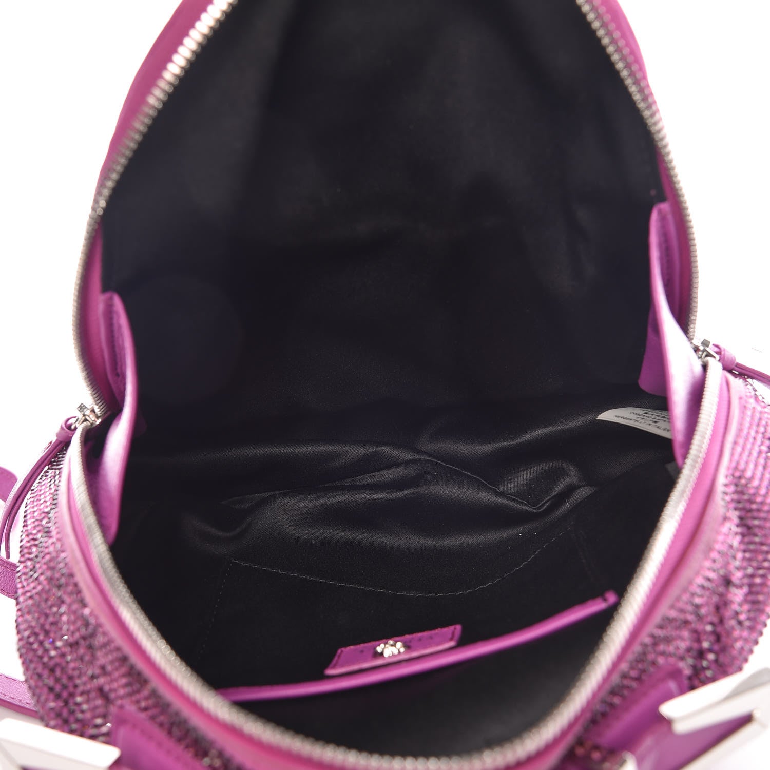 Versace Calfskin Palazzo Crystal Medusa Backpack Pink 5 of 10