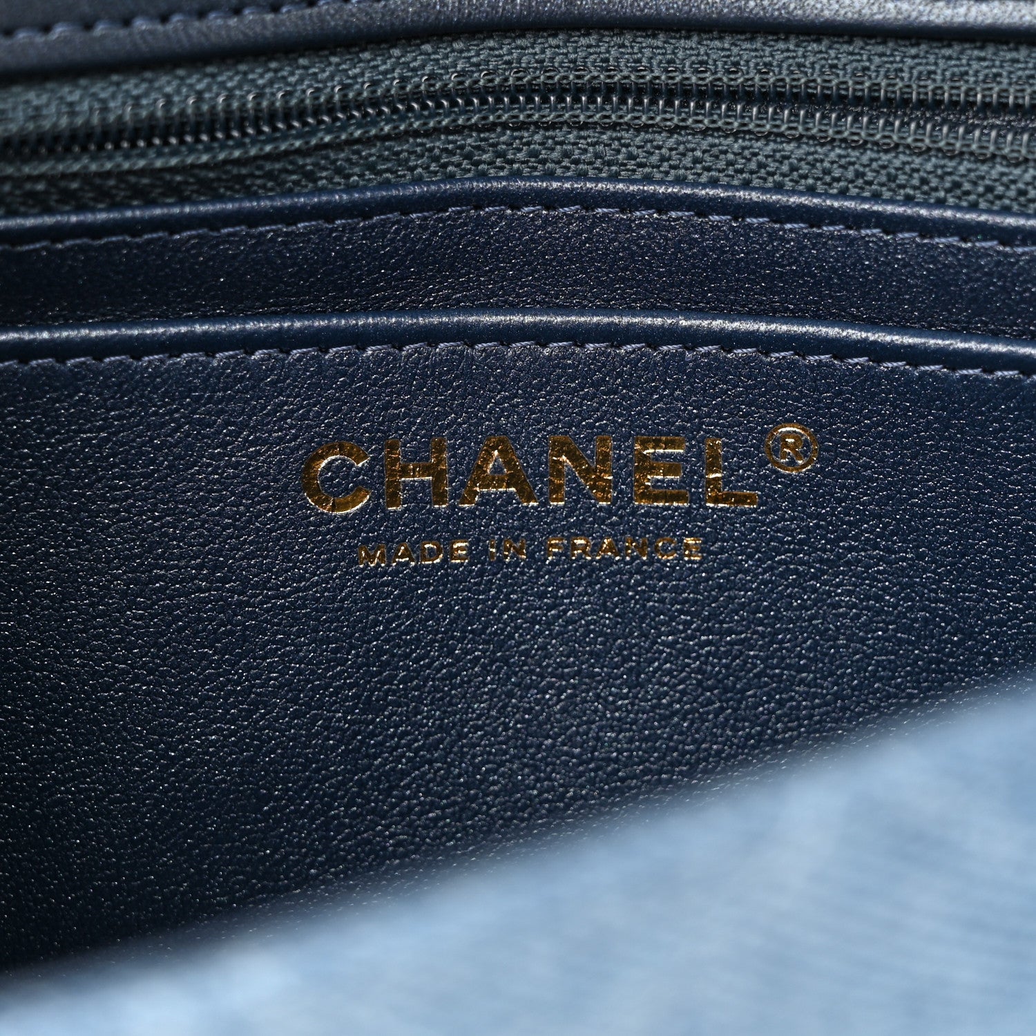 Chanel Washed Denim Quilted Mini Rectangular Flap Blue 6 of 11