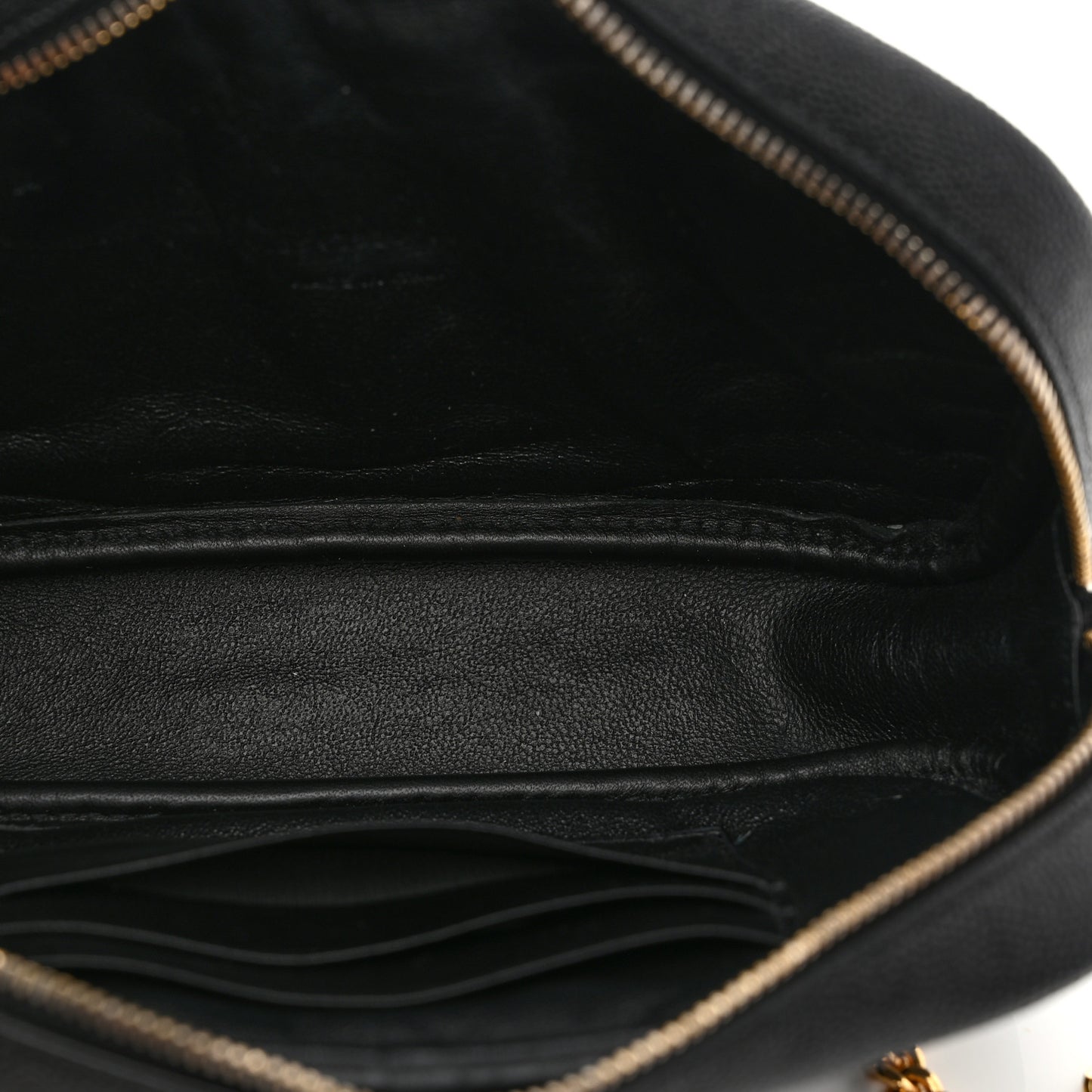 Grain De Poudre Matelasse Monogram Mini Lou Camera Bag Black