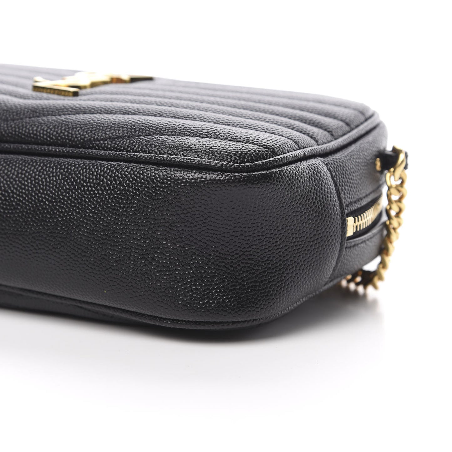 Grain De Poudre Matelasse Monogram Mini Lou Camera Bag Black