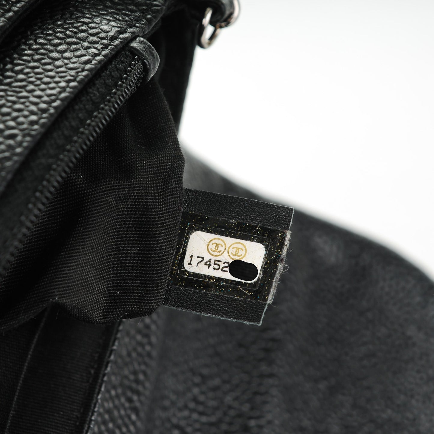 Caviar Half Moon Wallet On Chain WOC Black