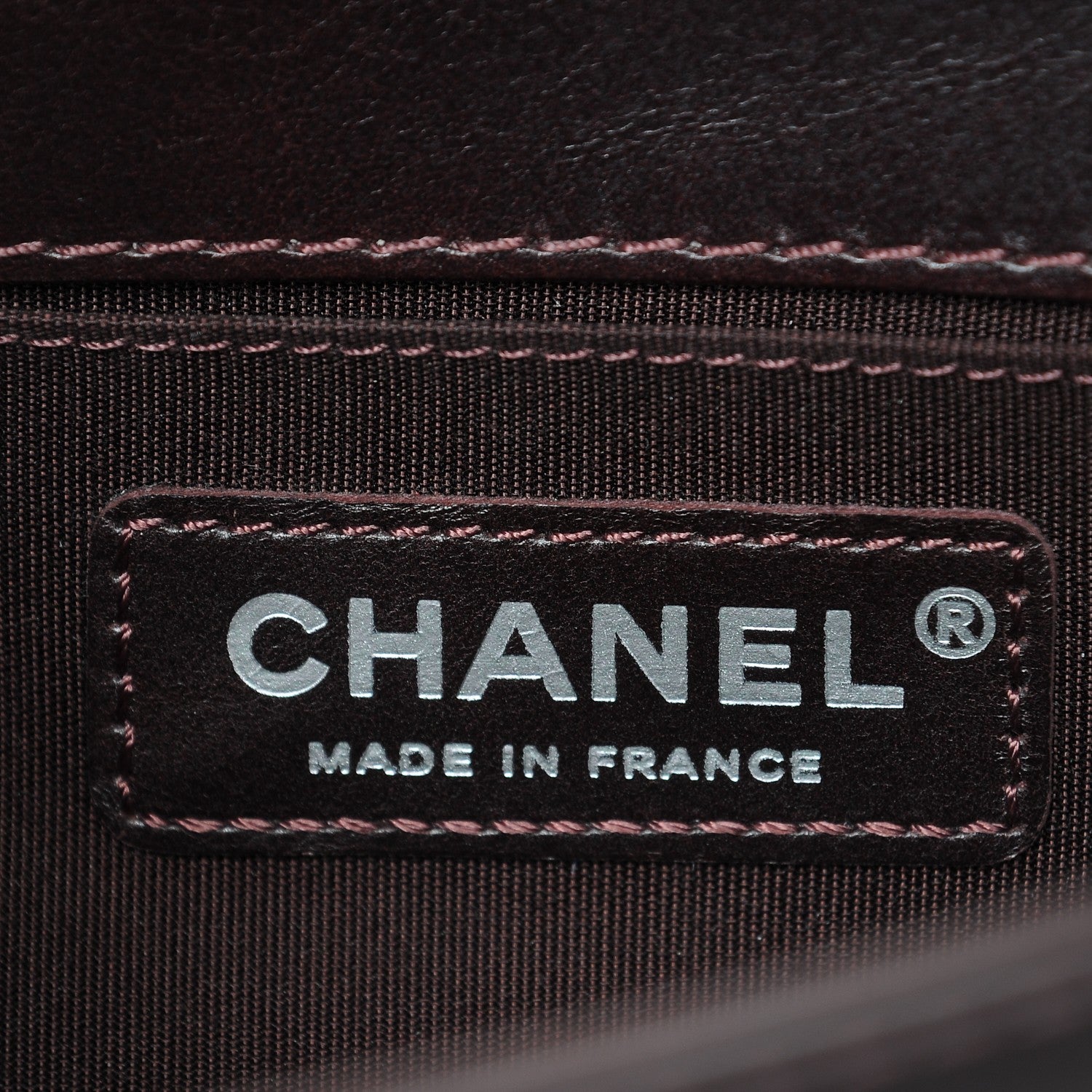 Chanel Goatskin Quilted Small Boy Handle Flap Burgundy 6 of 7