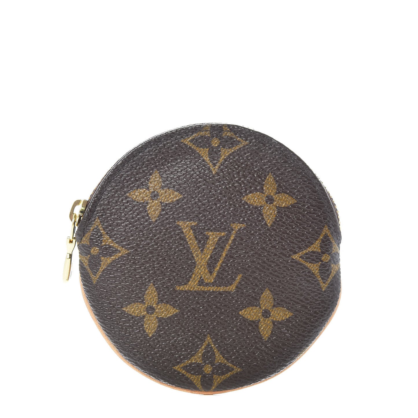 Monogram Round Coin Purse
