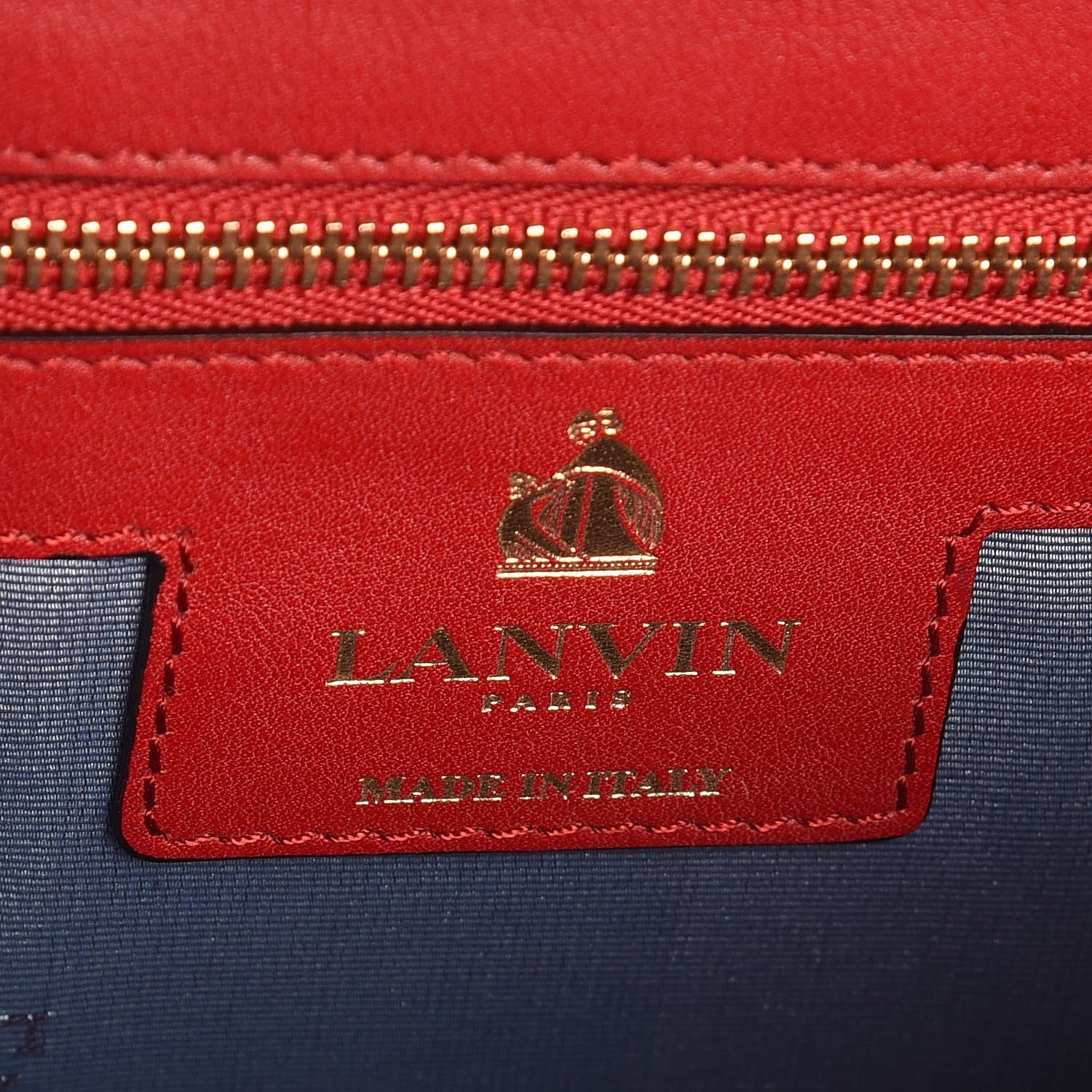 Lanvin Calfskin Small Jiji Crossbody Bag Red 7 of 8