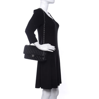Chanel Caviar Quilted Medium Double Flap Black 2 of 11