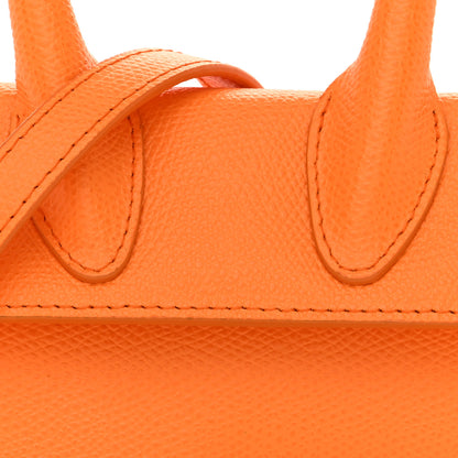 Jacquemus Grained Calfskin Le Chiquito Orange 7 of 9