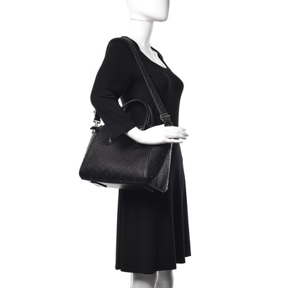 Givenchy Lambskin Logo Embossed Small Studded Antigona Black 2 of 18