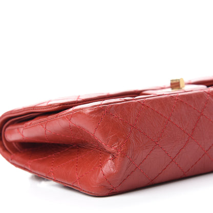 Chanel Aged Calfskin Quilted 2.55 Reissue 225 Flap Red 6 of 12