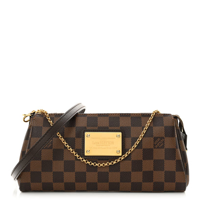 Louis Vuitton Damier Ebene Eva Clutch 1 of 10