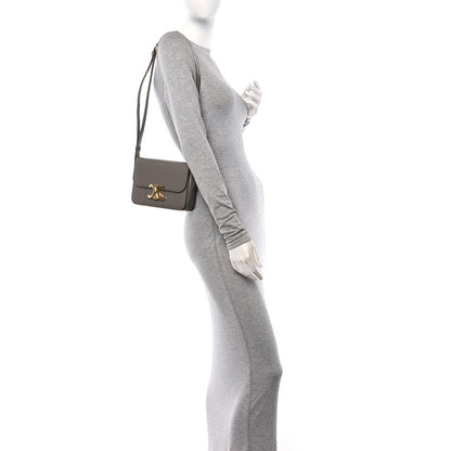 Celine Shiny Calfskin Teen Triomphe Pebble 2 of 10