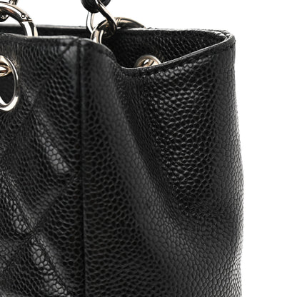 Chanel Caviar Quilted Petit Shopping Tote PST Black 12 of 12