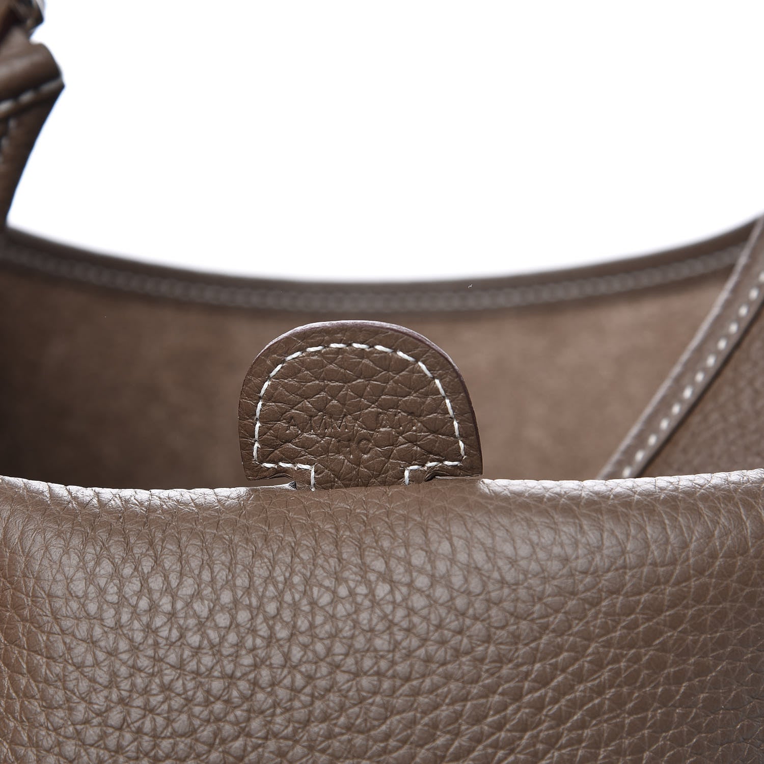Hermes Taurillon Clemence Evelyne III PM Etoupe 7 of 10