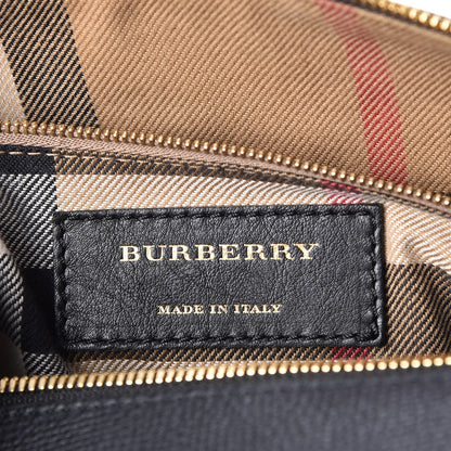 Burberry Derby Calfskin Medium Alchester Bowling Bag Black 6 of 7