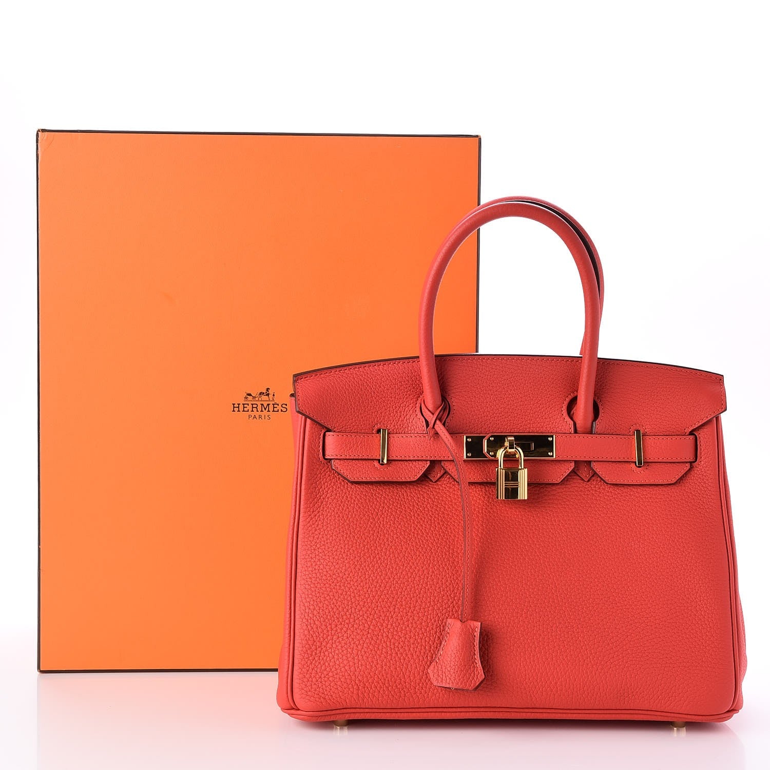 Hermes Togo Birkin 30 Rouge Tomate 35 of 35