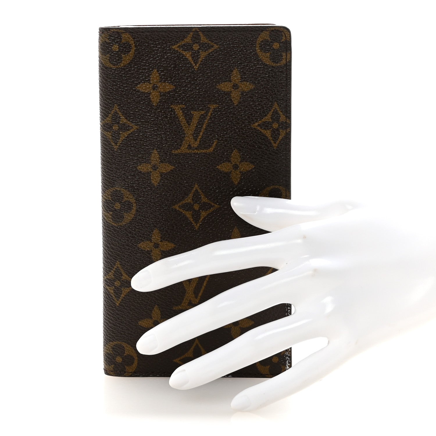 Louis Vuitton Monogram Porte Valeurs Checkbook Wallet 2 of 6