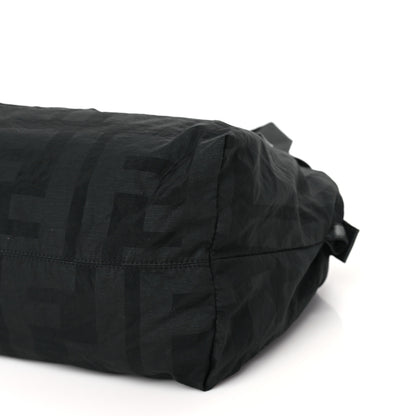 Fendi Nylon FF Shoulder Bag Black 9 of 11