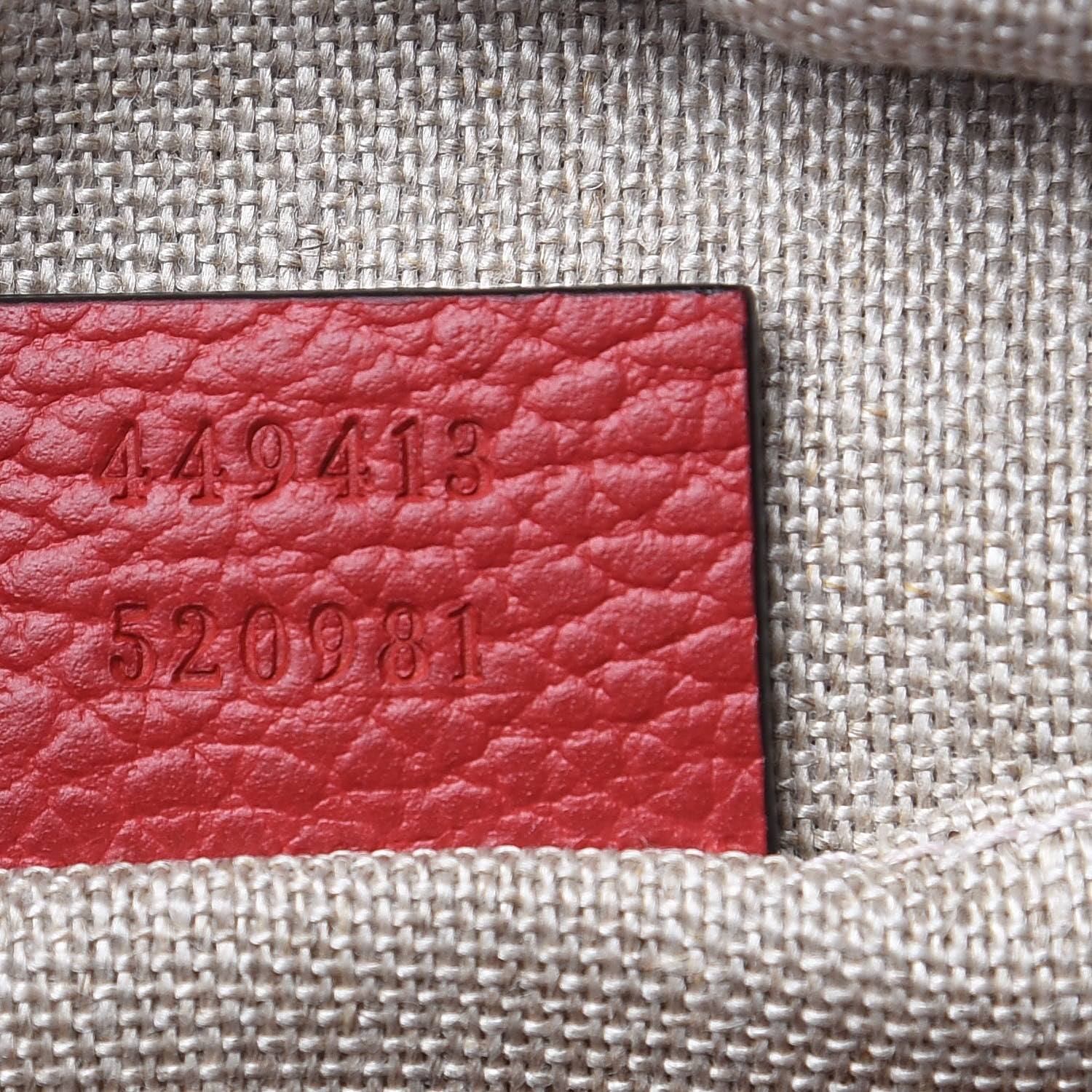 Gucci Monogram Mini Bree Messenger Bag Red 6 of 8