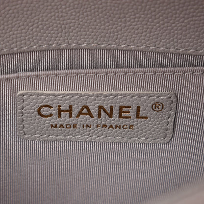 Chanel Caviar Quilted Small Boy Flap Grey 6 of 8