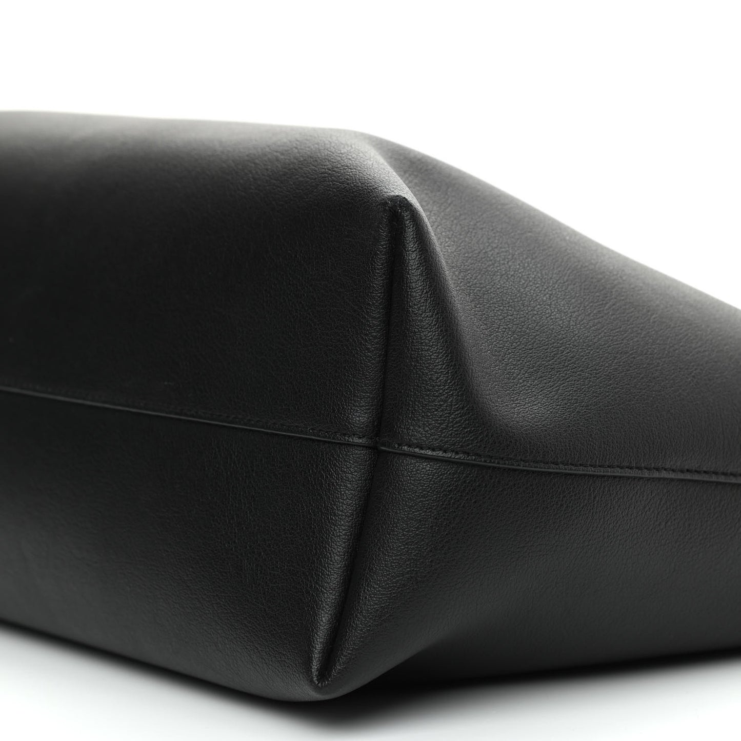 Calfskin Large Shopping Tote Black