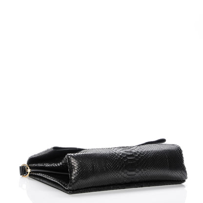 Celine Python Blade Flap Black 4 of 8