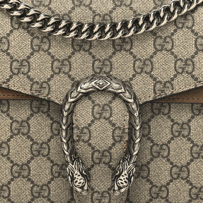 Gucci GG Supreme Monogram Small Dionysus Shoulder Bag Taupe 9 of 12
