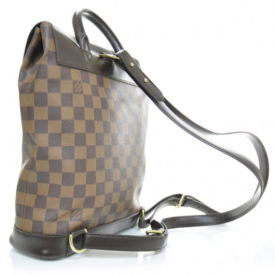 Louis Vuitton Damier Ebene Soho Backpack 2 of 9