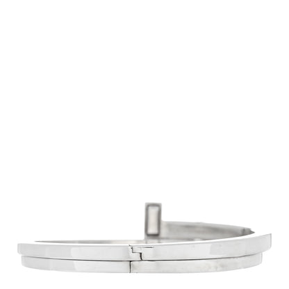 Tiffany Sterling Silver Diamond T Square Wrap Bracelet 2 of 4