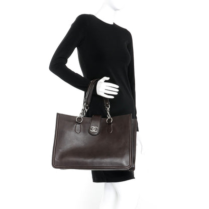 Chanel Smooth Calfskin Country Ride Tote Brown 2 of 14