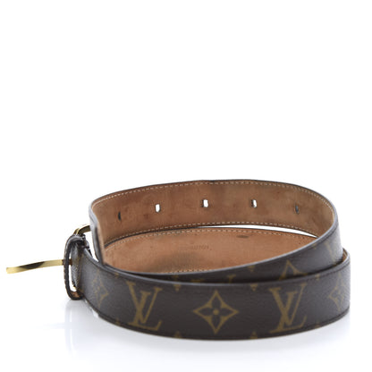 Louis Vuitton Monogram Ellipse Belt 85 34 5 of 9