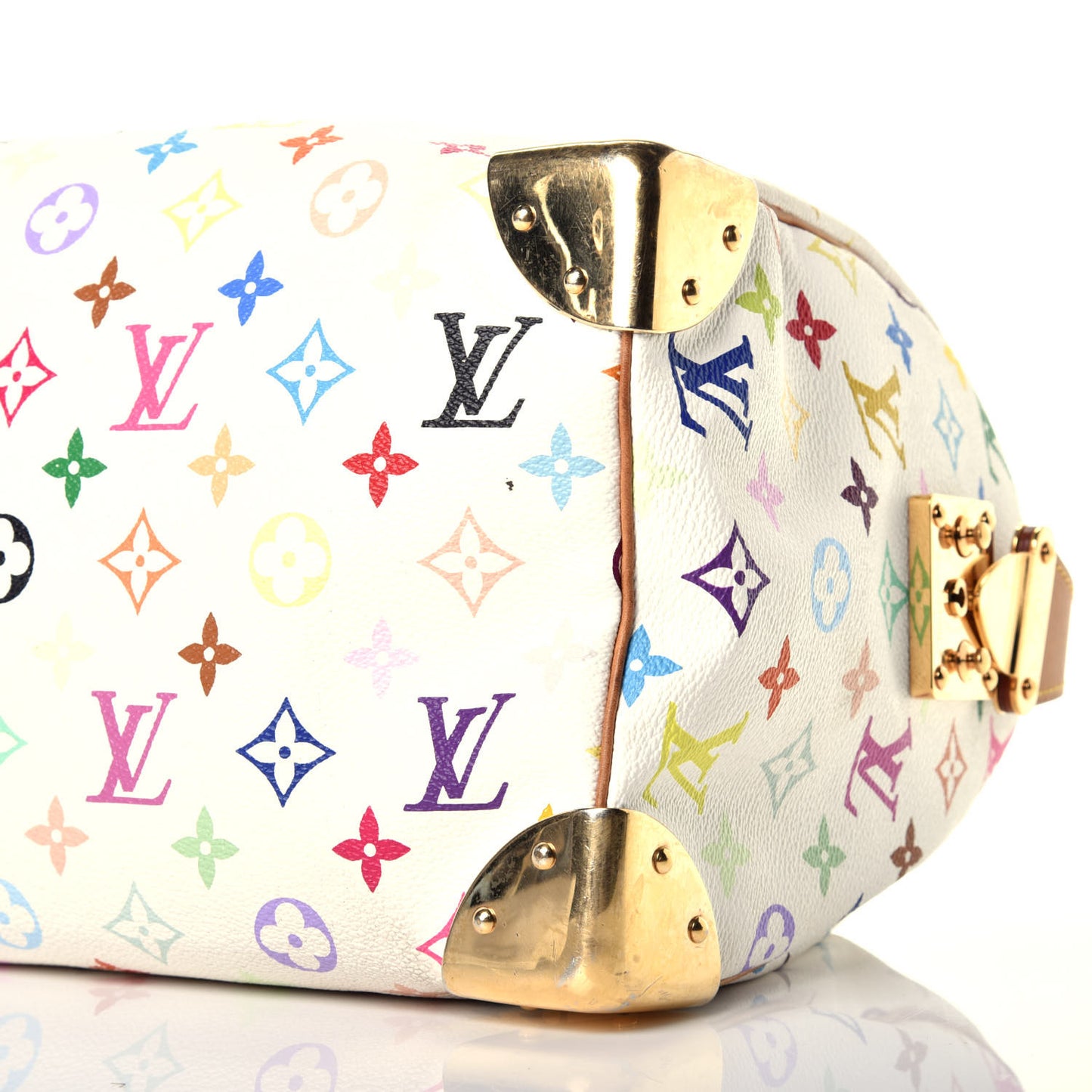 Monogram Multicolor Speedy 30 White