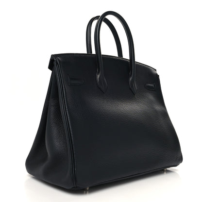 Hermes Taurillon Clemence Birkin 35 Black 3 of 14
