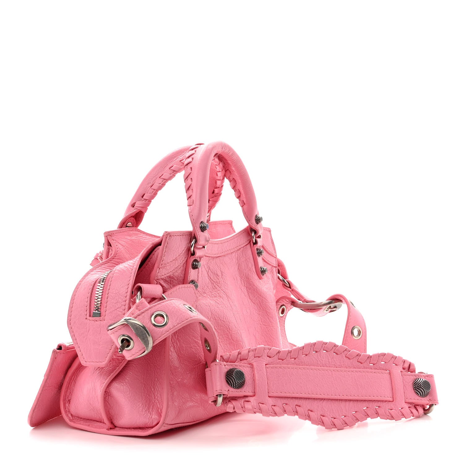 Balenciaga Agneau Arena Neo Cagole Handbag XS Sweet Pink 3 of 16