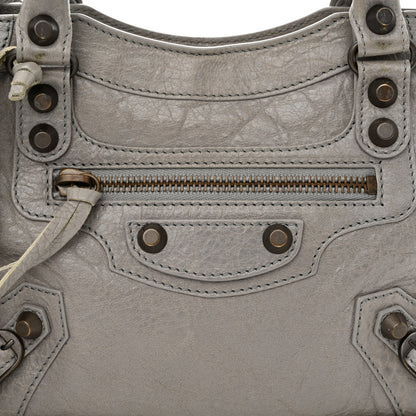 Balenciaga Agneau Classic Hardware Mini City Gris Pyrite 8 of 13