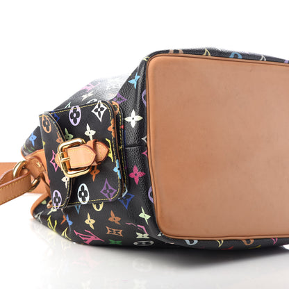 Louis Vuitton Monogram Multicolor Petit Noe Black 9 of 10