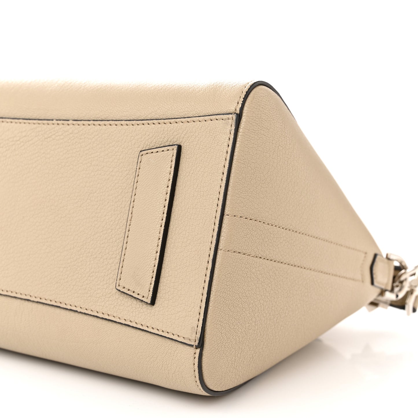 Sugar Goatskin Small Antigona Light Beige
