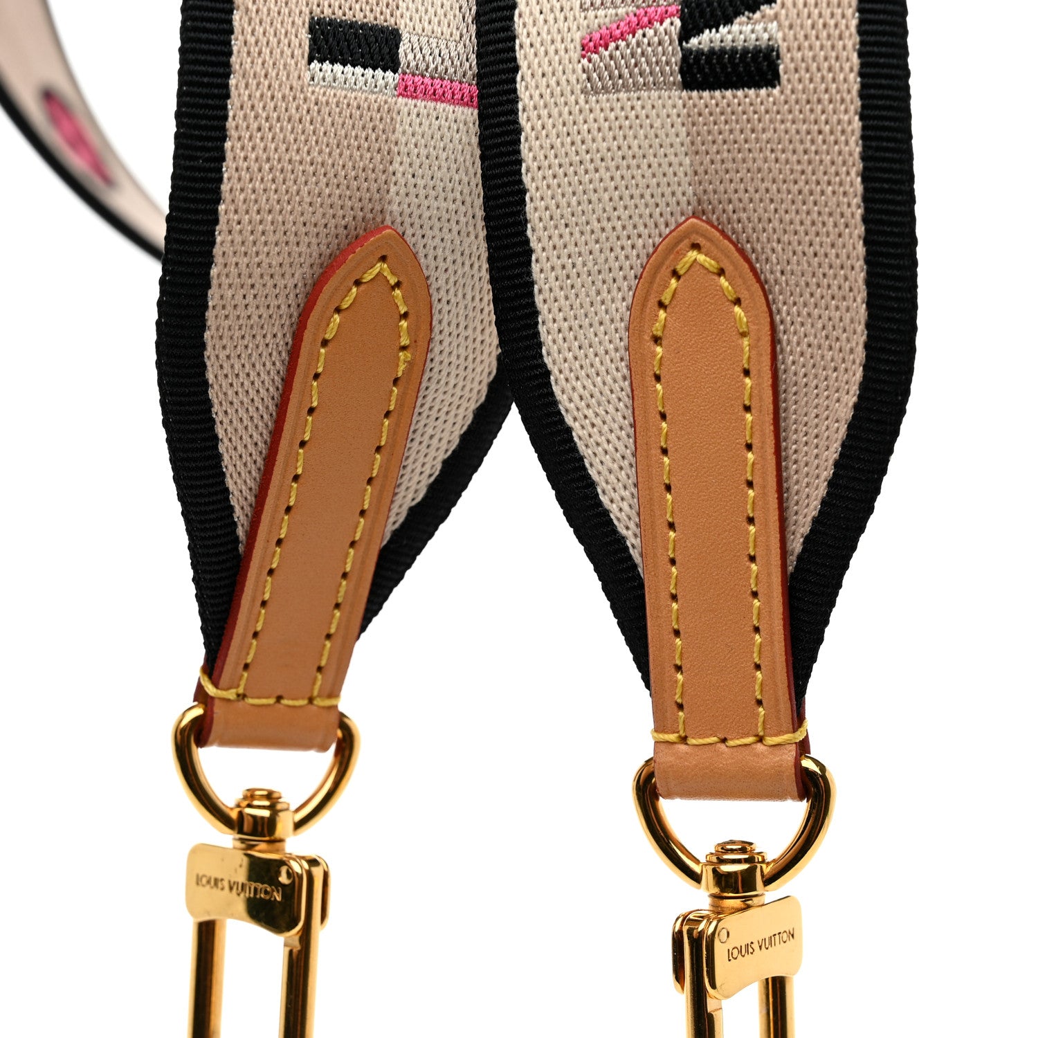 Louis Vuitton Jacquard Speedy Bandouliere 20 Shoulder Strap Black 4 of 6