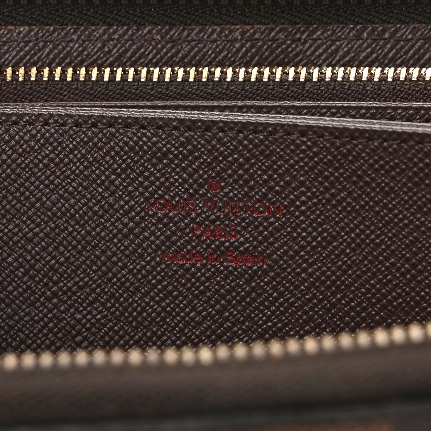 Damier Ebene Zippy Wallet