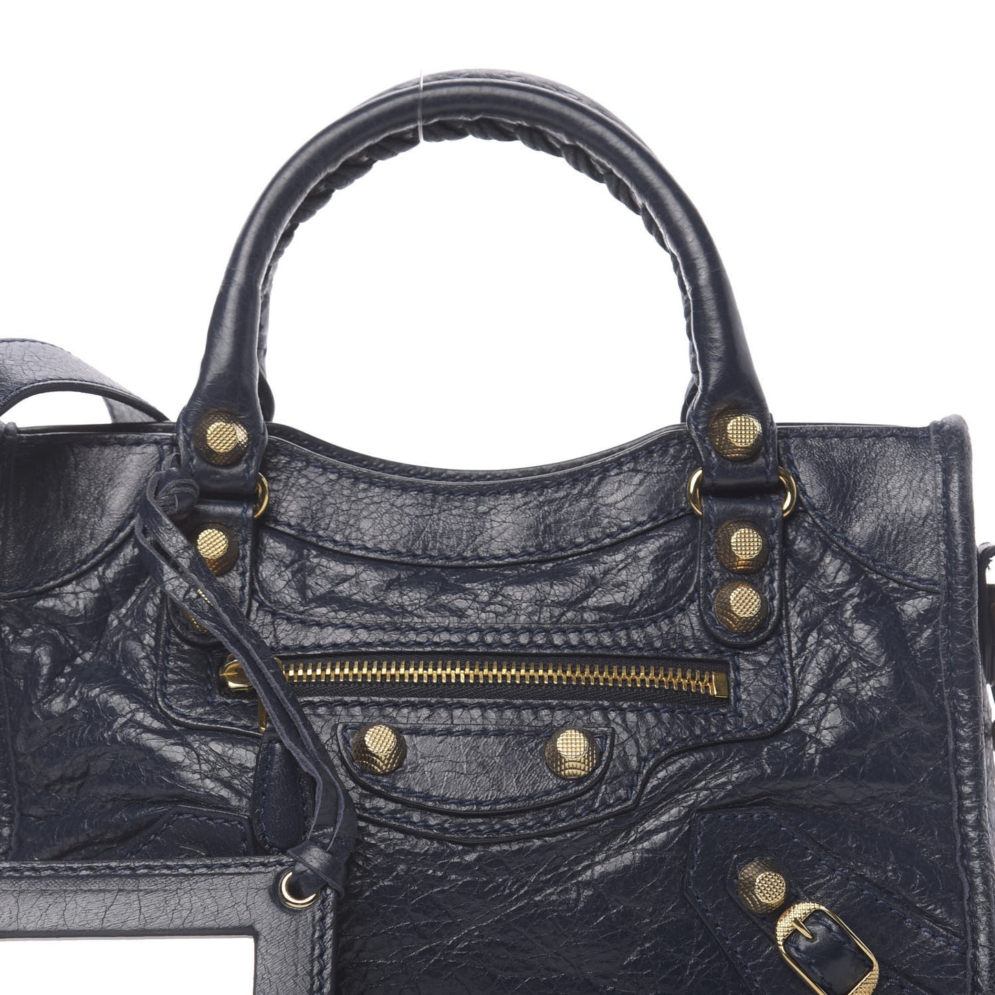 Agneau Giant 12 Gold Hardware Mini City Bleu Obscur