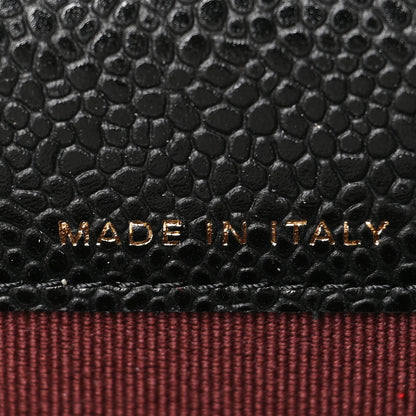 Chanel Caviar Quilted Flap Card Holder Wallet Black 7 of 9