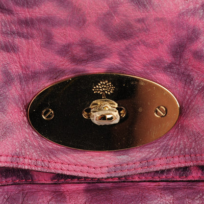Mulberry Shiny Leopard Oversized Alexa Peony Pink 6 of 9