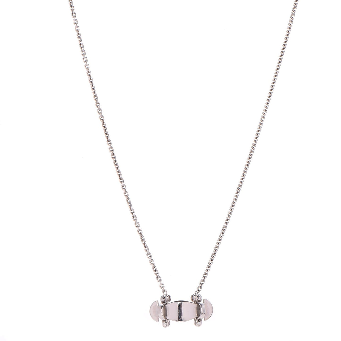 18K White Gold Stand By Me Necklace