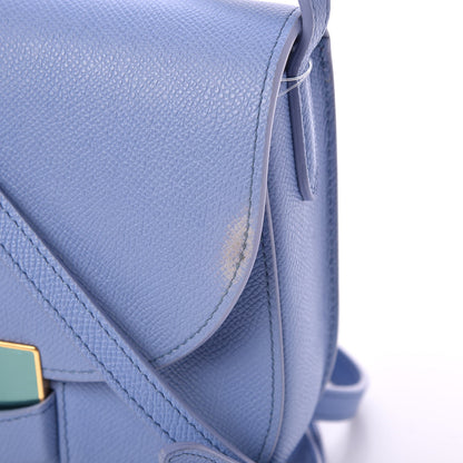 Celine Grained Calfskin Small Trotteur Porcelain 9 of 12