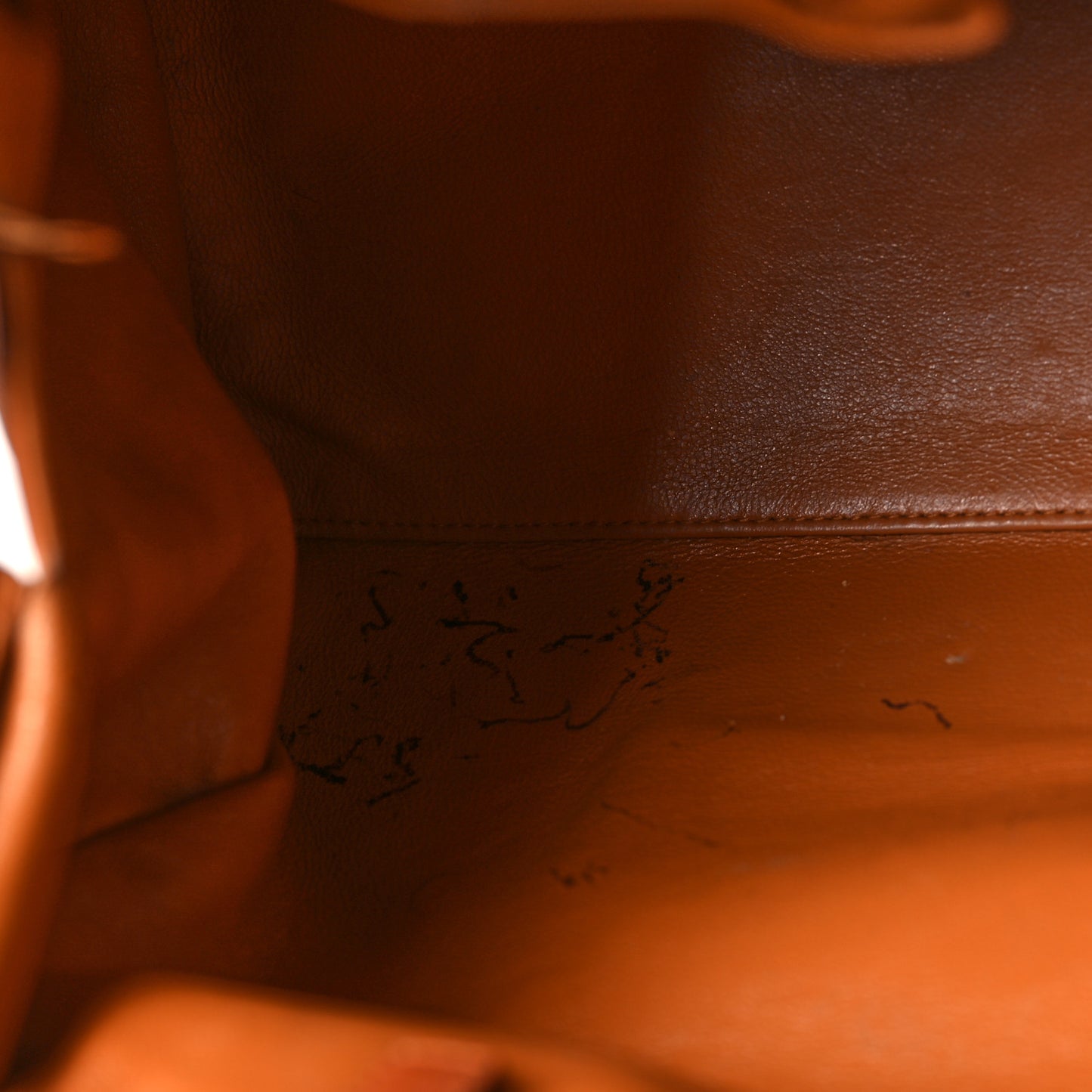 Calfskin My Dior Frame Double Pocket Satchel Brown