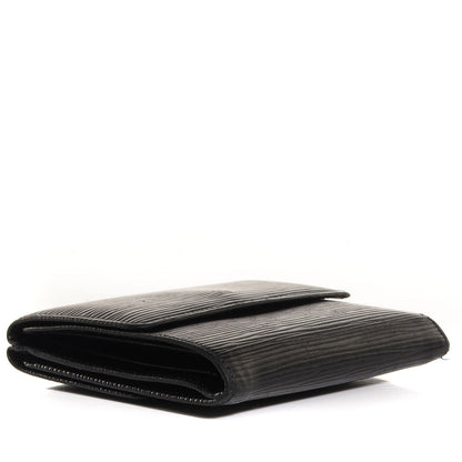 Louis Vuitton Epi Elise Wallet Black 4 of 8