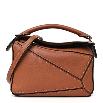 Loewe Calfskin Mini Puzzle Bag Tan 1 of 10