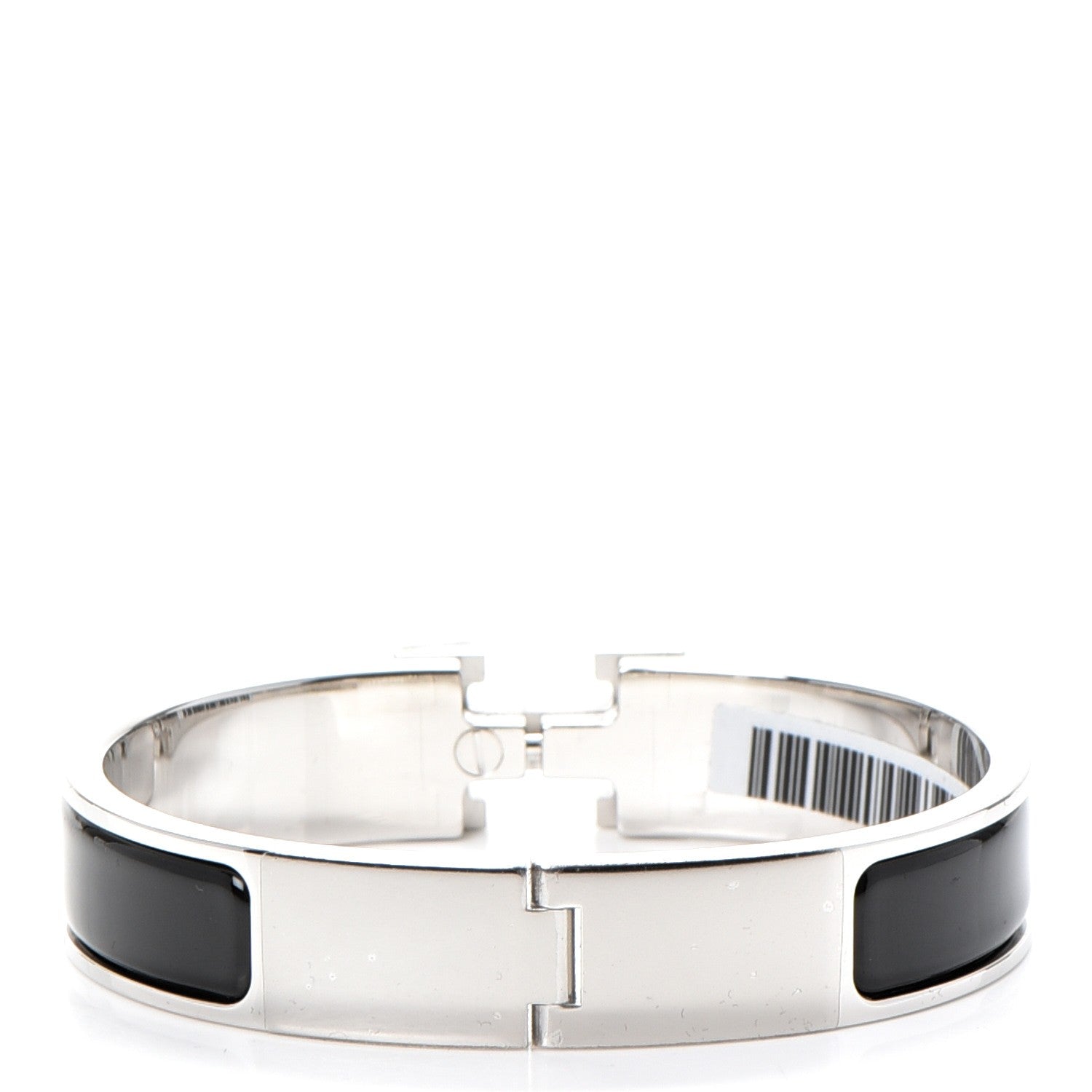 Hermes Enamel Narrow Clic Clac H Bracelet PM Black 3 of 5