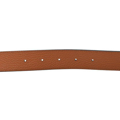 Louis Vuitton Taurillon Calfskin 30mm LV Initiales Reversible Belt 110 44 Black 4 of 5