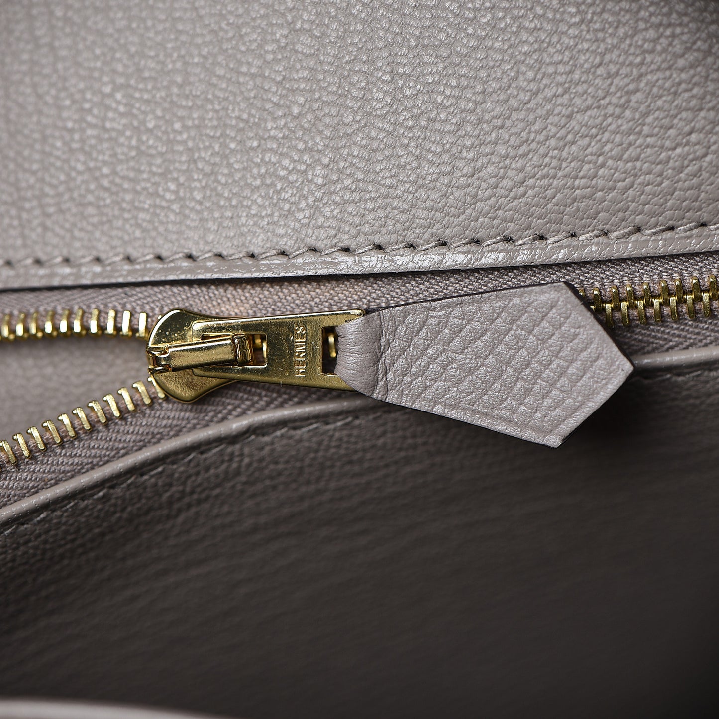 Epsom Birkin 35 Gris Asphalte